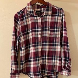 CLASSIC JOE BOXER PLAID SHIRT FOR WOMEN